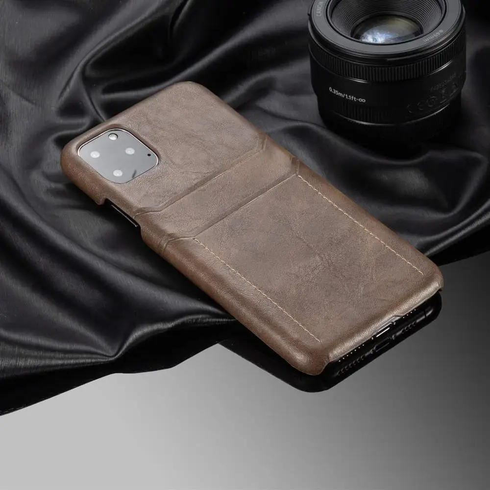 Роскошная кожа телефон чехол для iPhone 7 Бумажник слот карт держатель задняя крышка