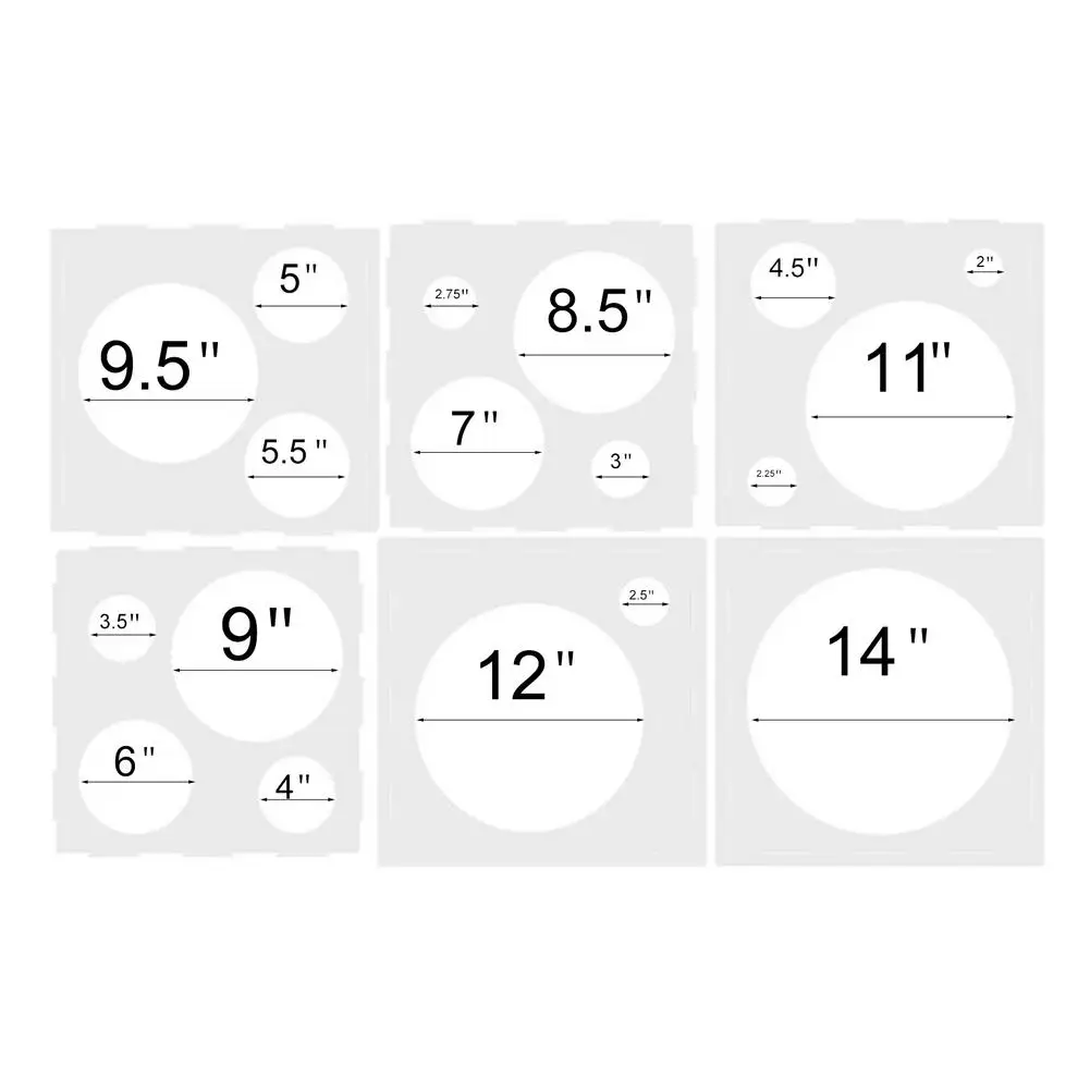 

18Holes Plastic Balloon Sizer Box Balloons Size Measurement Tool For Birthday Wedding Party Baloon Arch Column Ballon Decoration