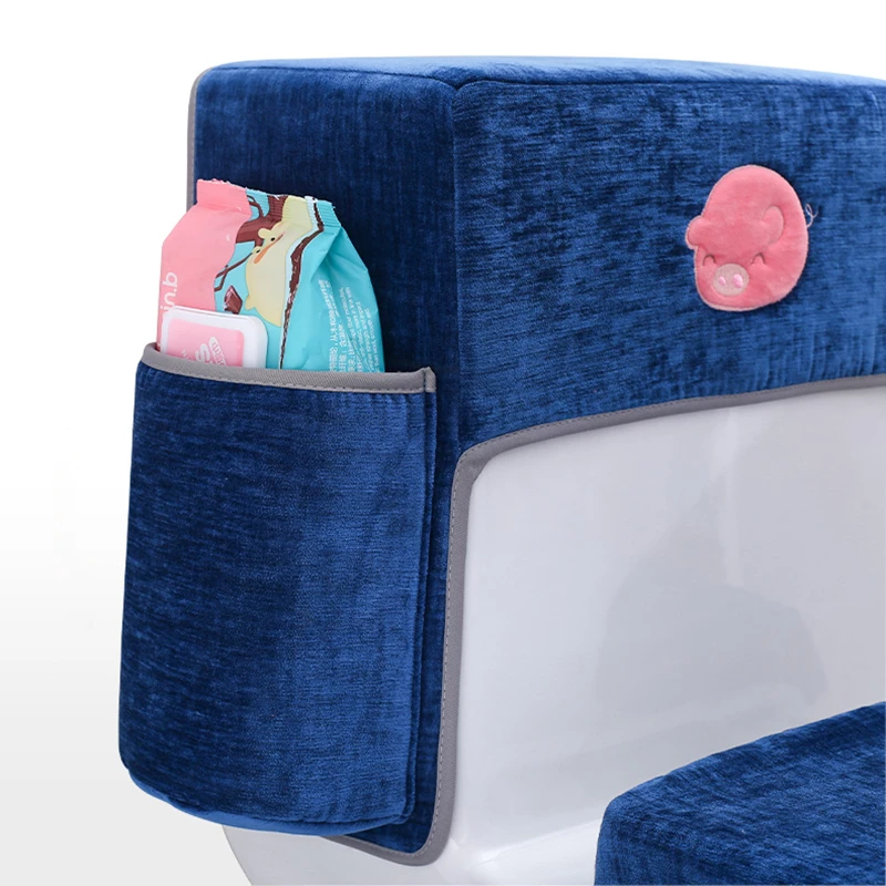 Чехол на сиденье унитаза 3 предмета в комплекте бархатная теплая подушка бытовой