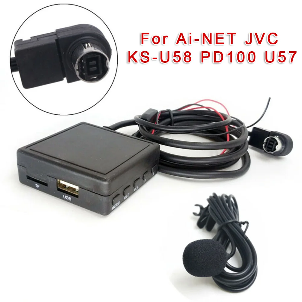 С микрофоном AUX-кабелем USB-адаптер для Alpine Ai-NET JVC KS-U58 PD100 U57 поддержка TF-карты Bluetooth 5