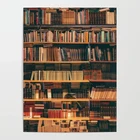 Картина на холсте с изображением библиотеки Нью-Йорка, модульная рамка для гостиной