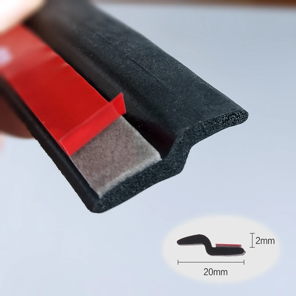 

Z-shaped Seal Car Door Seal Sealing Strip Noise Insulation Weatherstrip Sealing Rubber Strip Trim Auto Rubber Seals