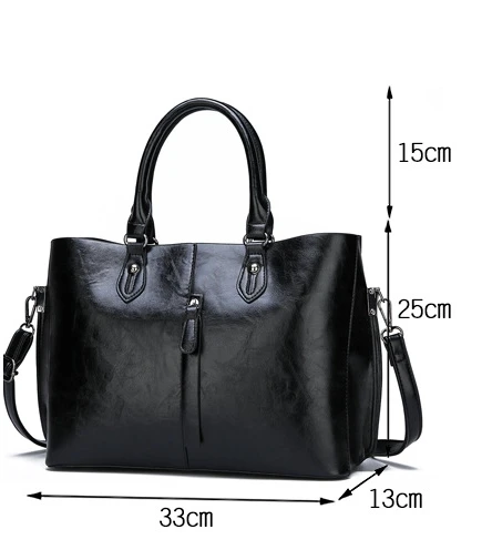 

New luxury high quality women leather handbag designer ladies office work clutch large capacity tote bag purse and handbag bolsa