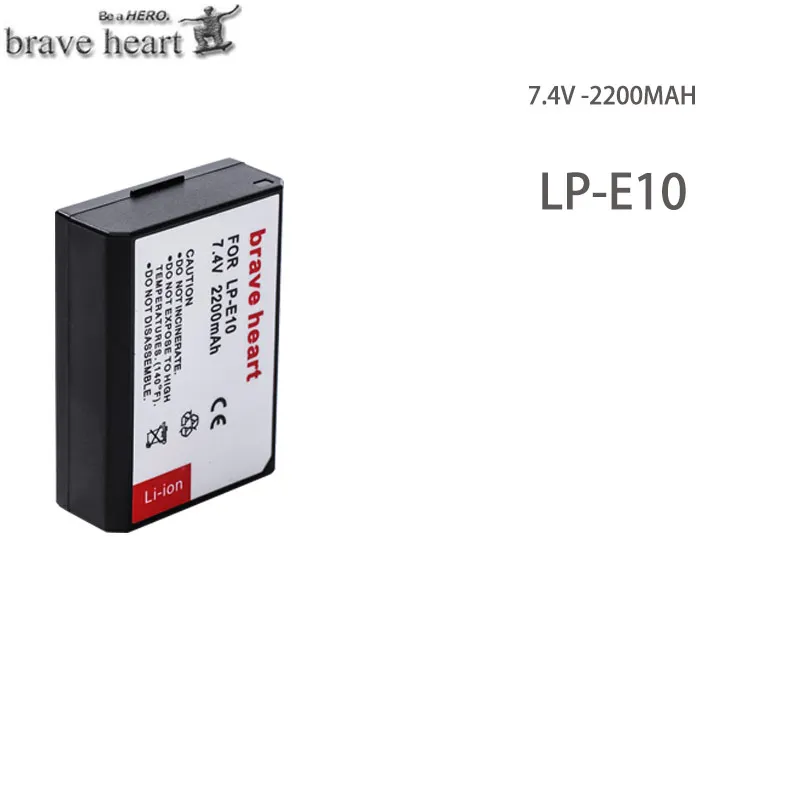 1battery Bateria LP-E10 LPE10 LP E10 аккумулятор+ двойное зарядное устройство для Canon 1100D 1200D 1300D Rebel T3 T5 KISS X50 X70 аксессуары для камеры - Цвет: 1battery