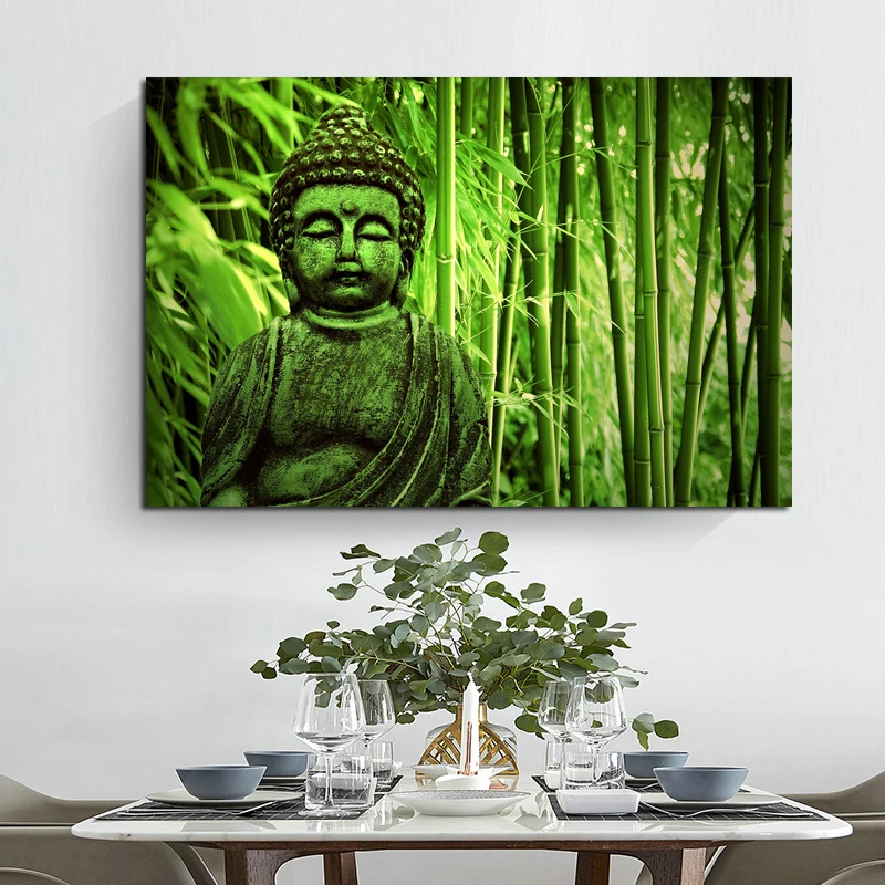 RELIABLI Арт холст Картины плакаты портреты Религия статуя Будды фотографии Wall ART Для