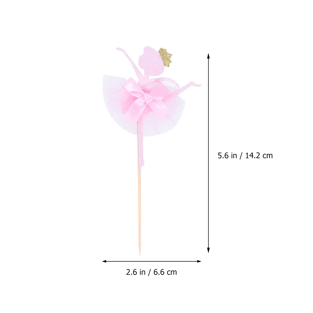 12 шт. балетные украшения для торта девочек Бальных тортов сверкающие кексов