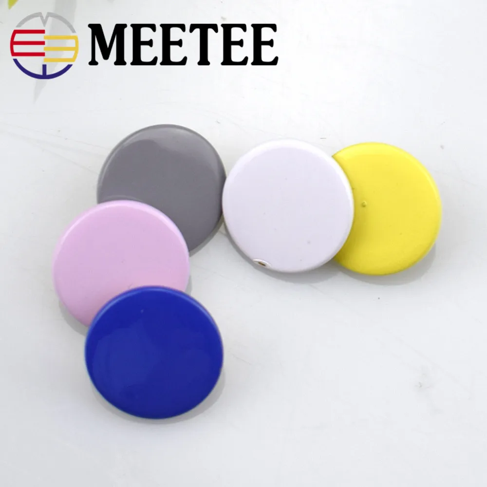 10Sets Meetee 12 17mm Colorful Buttons Snap Fasteners Press Studs for Sewing Leather Craft Clothes Bags Decor Accessories D3 6|decorative