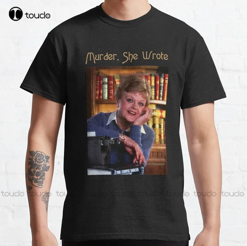 

Vintage Murder She Wrote Love Jessica Fletcher'S Gifts Classic T-Shirt White T Shirts For Women Custom Aldult Teen Unisex Xs-5Xl