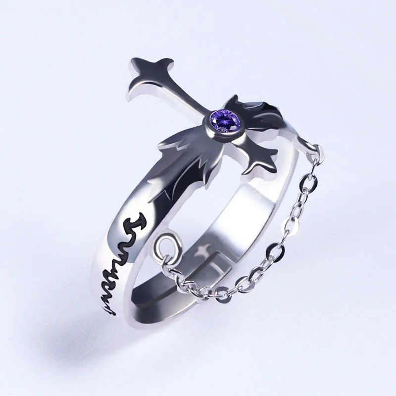 Аниме Fate/Grand заказ Жанна д 'Арк альтер костюм подарок S925 Серебряное кольцо