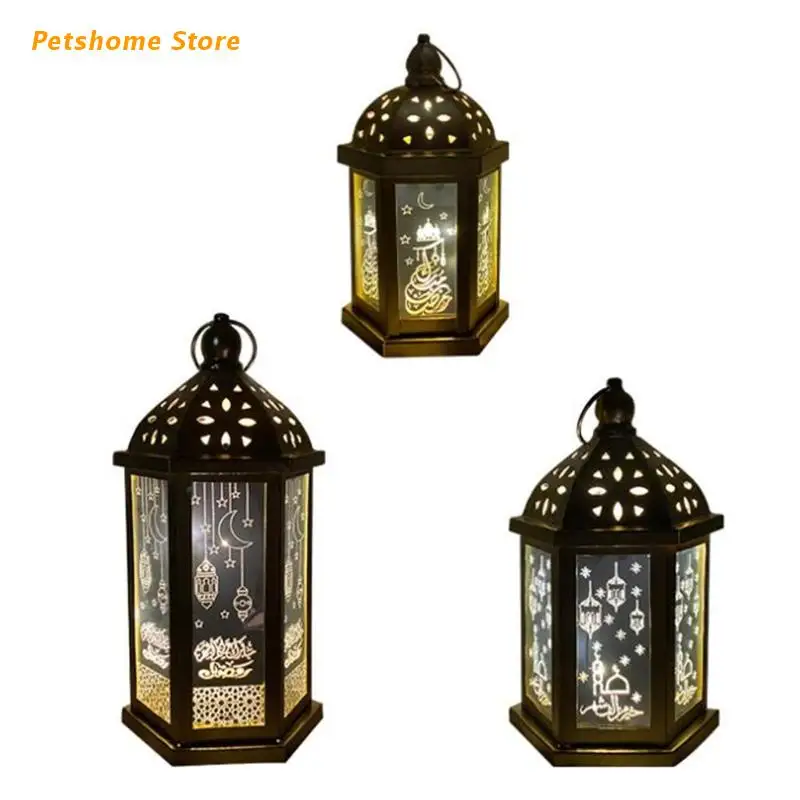 

Рамадан, декоративная лампа, металлическое украшение для дома, светодиодный светильник, подвесной светильник для дома LX9C