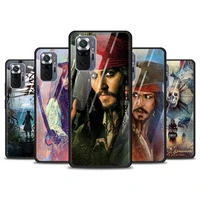 disney pirates of the caribbean for xiaomi redmi note 10 pro max 10s 9t 9s 9 8t 8 7 pro 5g luxury tempered glass phone case