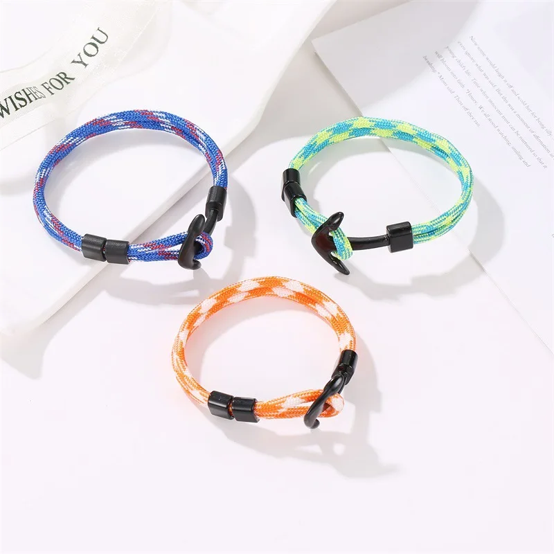 Регулируемые металлические спортивные крючки полиэфирная веревка цветной