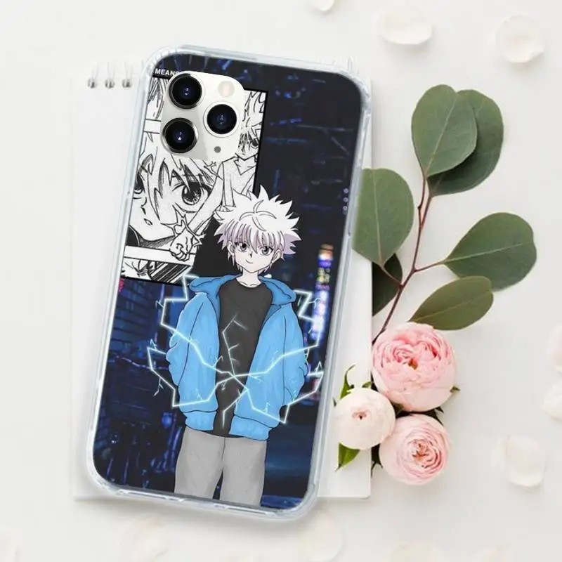 

Full-time Hunter Japan anime Phone Case for iPhone 11 12 pro XS MAX 8 7 6 6S Plus X 5S SE 2020 XR Luxury brand shell funda coque