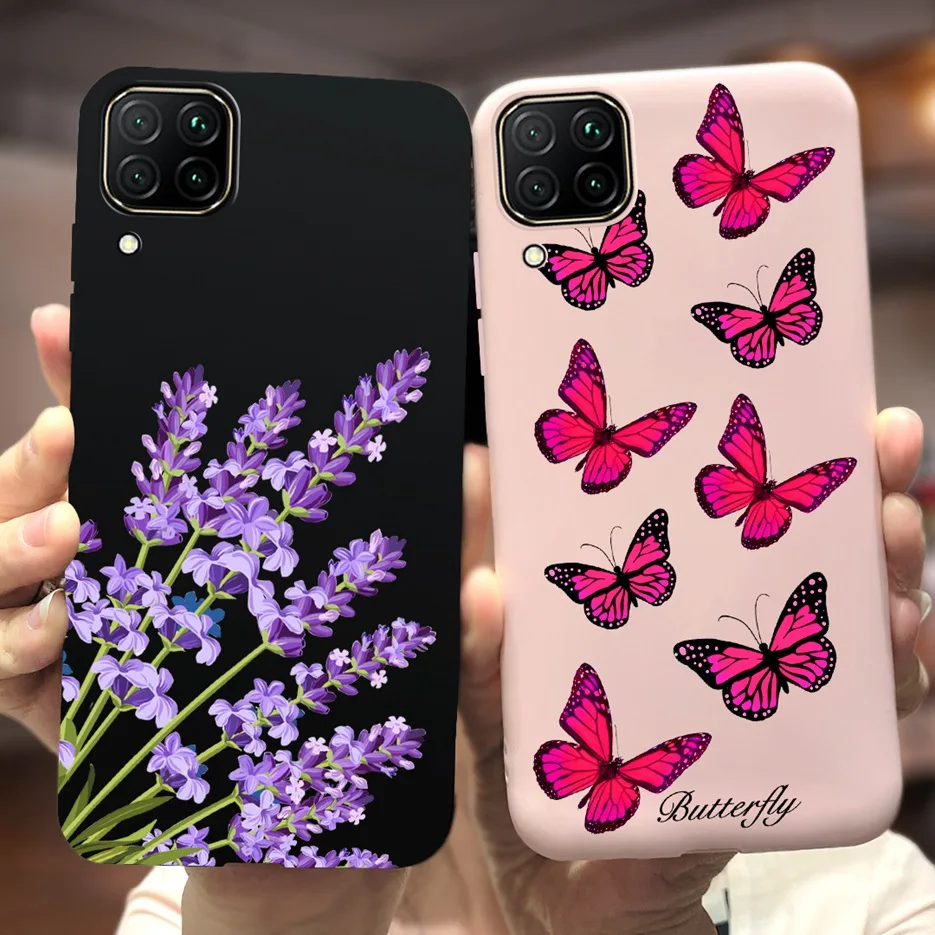 Чехол для Huawei P40 Lite P40Lite E стильный чехол с рисунком конфет противоударный бампер |