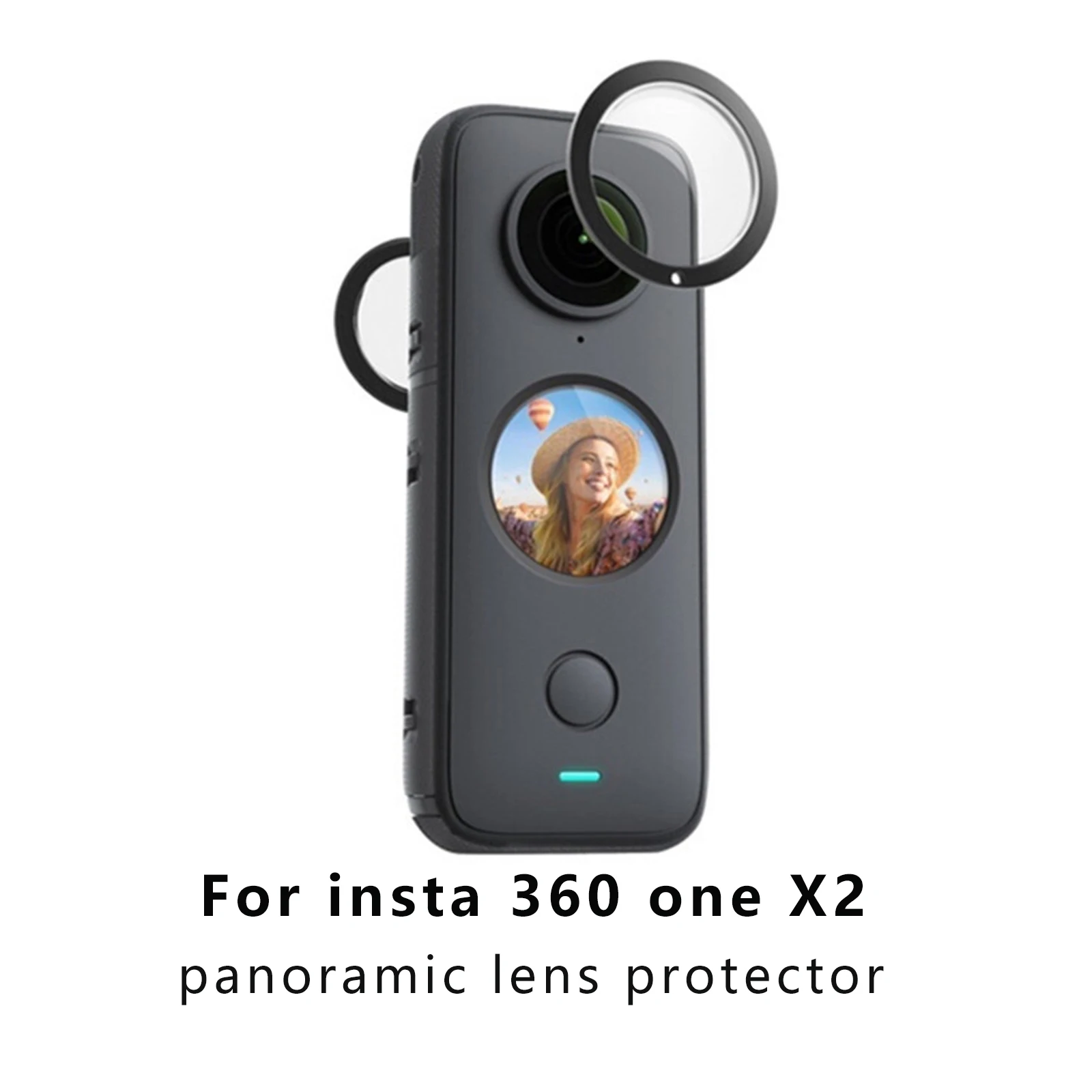 

For Insta360 ONE X2 Paste Lens Protective Lens Panoramic Lens Protective Lens Accessories