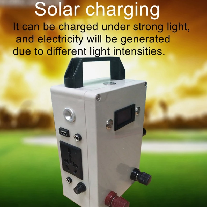 150w hand crank generator emergency power supply lighting power generation emergency car mobile phone charging 220v voltage free global shipping