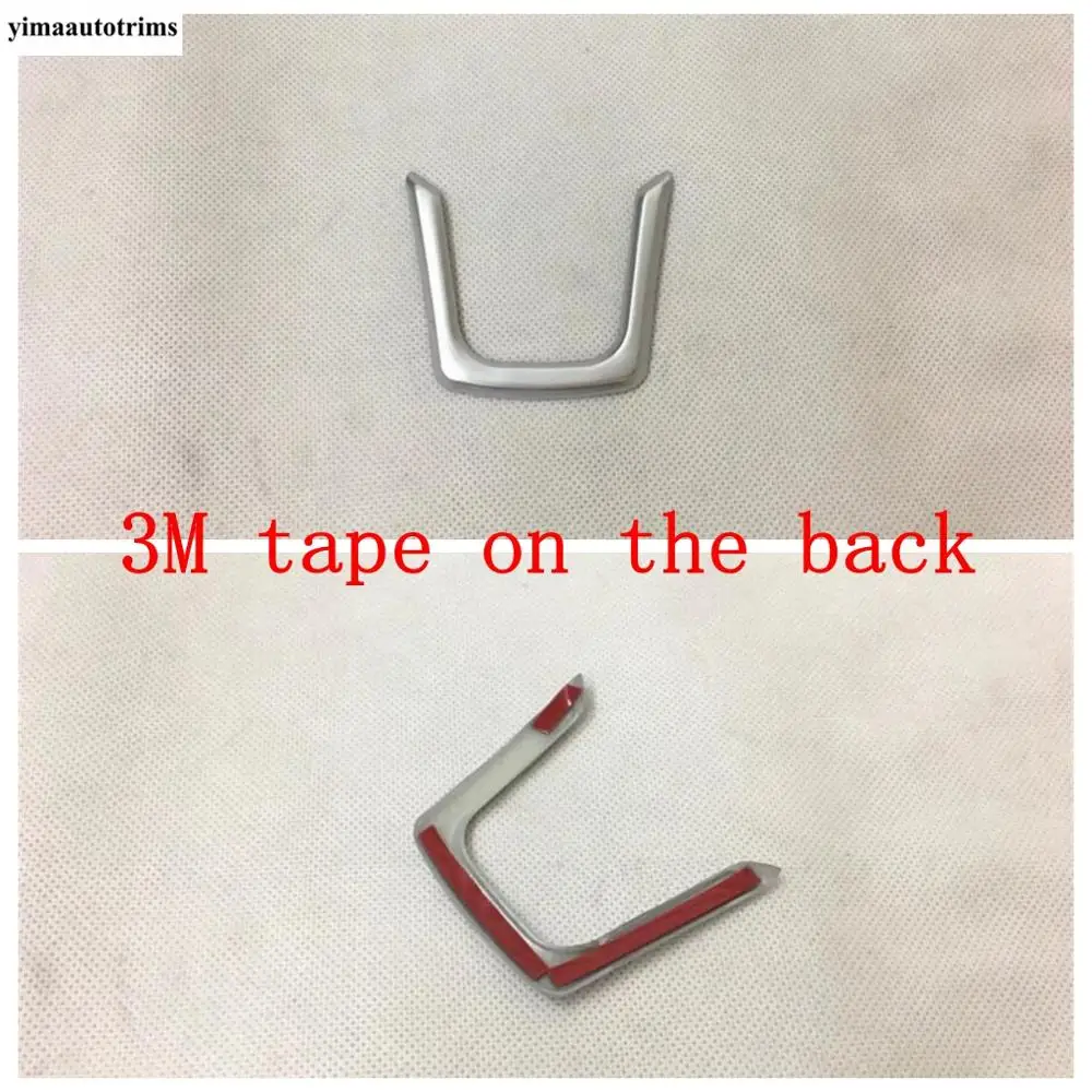 

Auto Car Steering Wheel U-Shape Frame Decoration Cover Trim Fit For Jaguar E-pace 2018 2019 2020 ABS Matte / Carbon Fiber Look