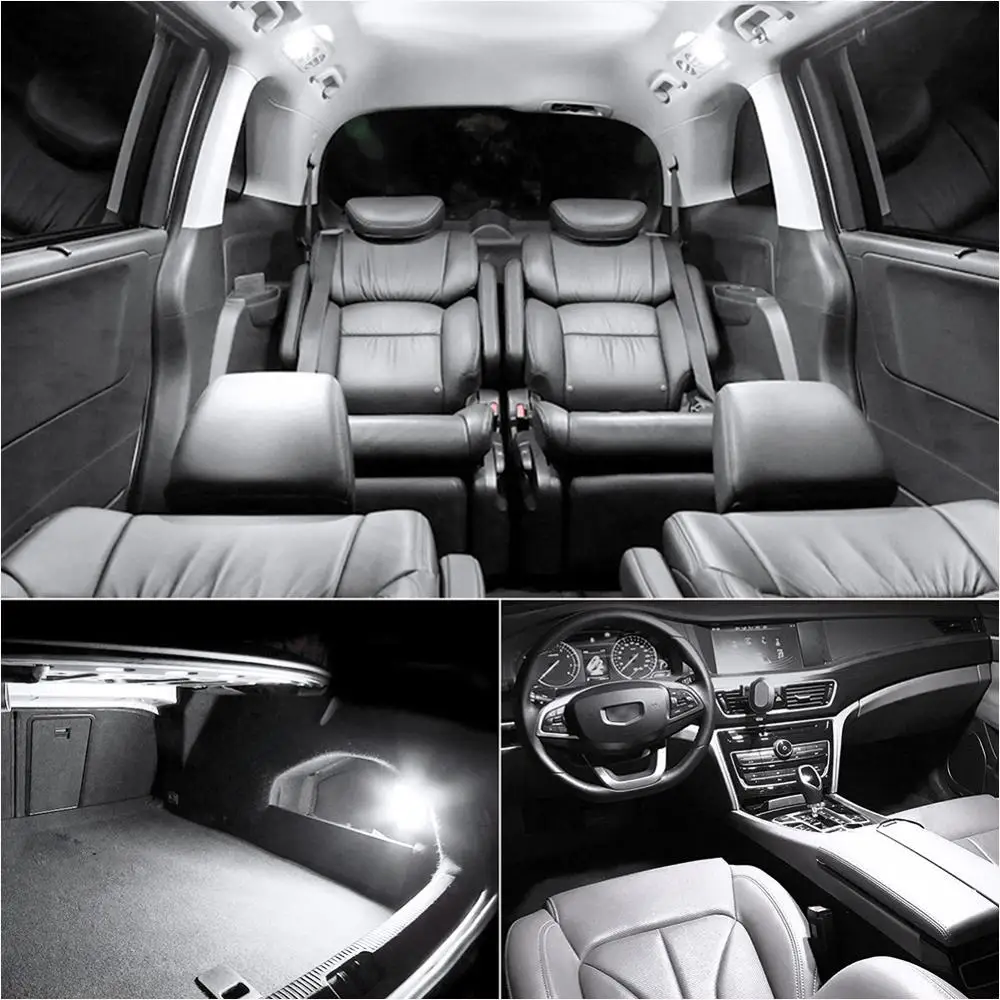 

5pcs White COB 18 LED Plate Car Interior Dome Light Bulb T10 Festoon 12V Lights Bulb Lamp Wholesale Quick delivery CSV