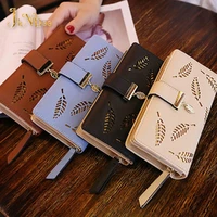 2021 new hot fashion women lady clutch pu leather leaf wallet long card holder phone case purse handbag hot