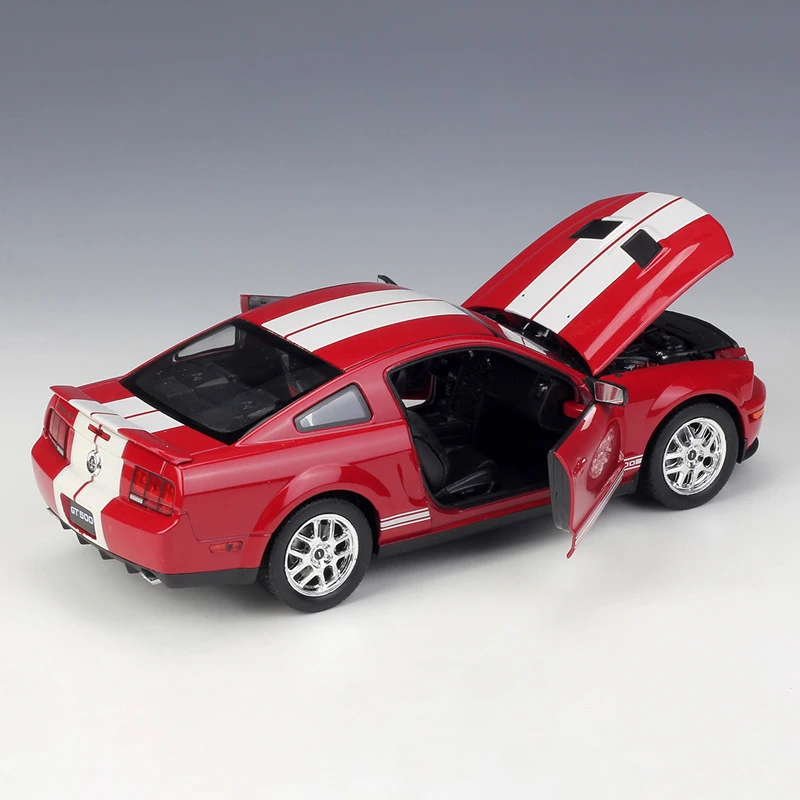 Welly 1:24 оригинальная коробка 2007 Мустанг Шелби кобра GT500 литая под давлением модель