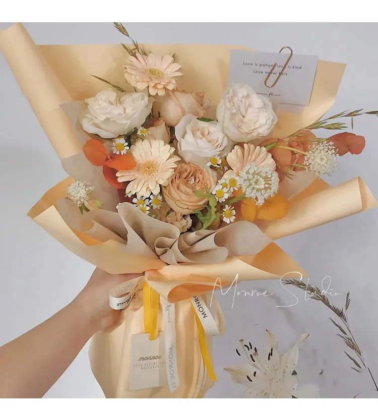 20 шт. однотонная водостойкая цветочная упаковка | Дом и сад