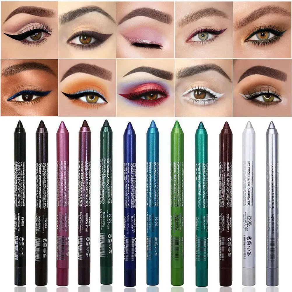 

Black Eyeliner Pencil Waterproof Not Blooming Long-lasting No Pen Sexy Colorful Liner Makeup Cosmetic Fade Liquid Women Eye F1b5