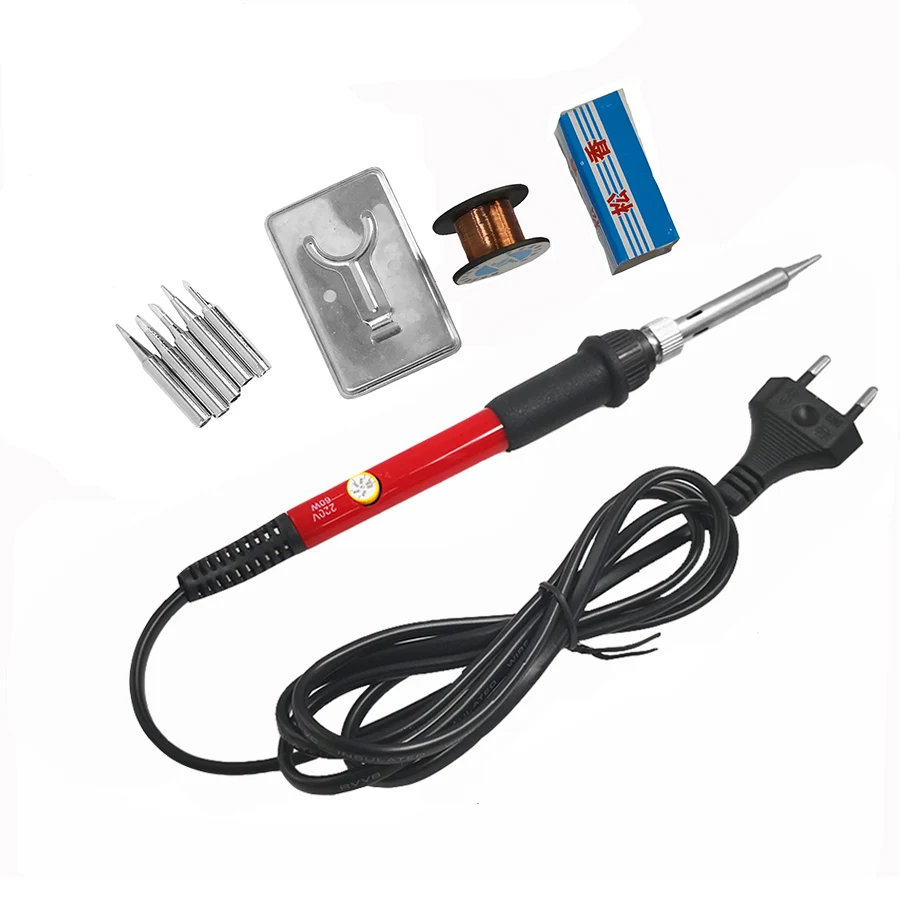 Электрический паяльник паяльная станция для сварки 60 Вт/80 Вт с регулируемой