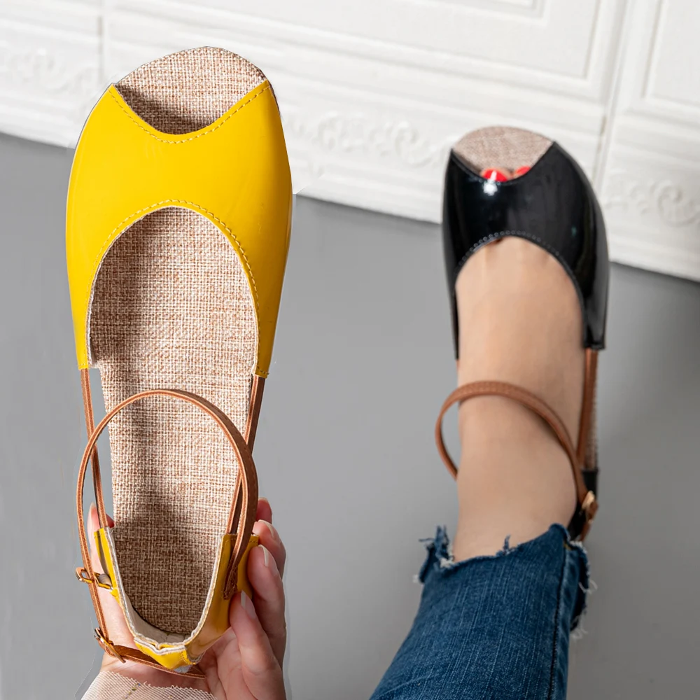 

2021 Summer Women Sandals Flats Shoes Casual Gladiator Sandals Beach Shoes Women Flip-flops Plus Size