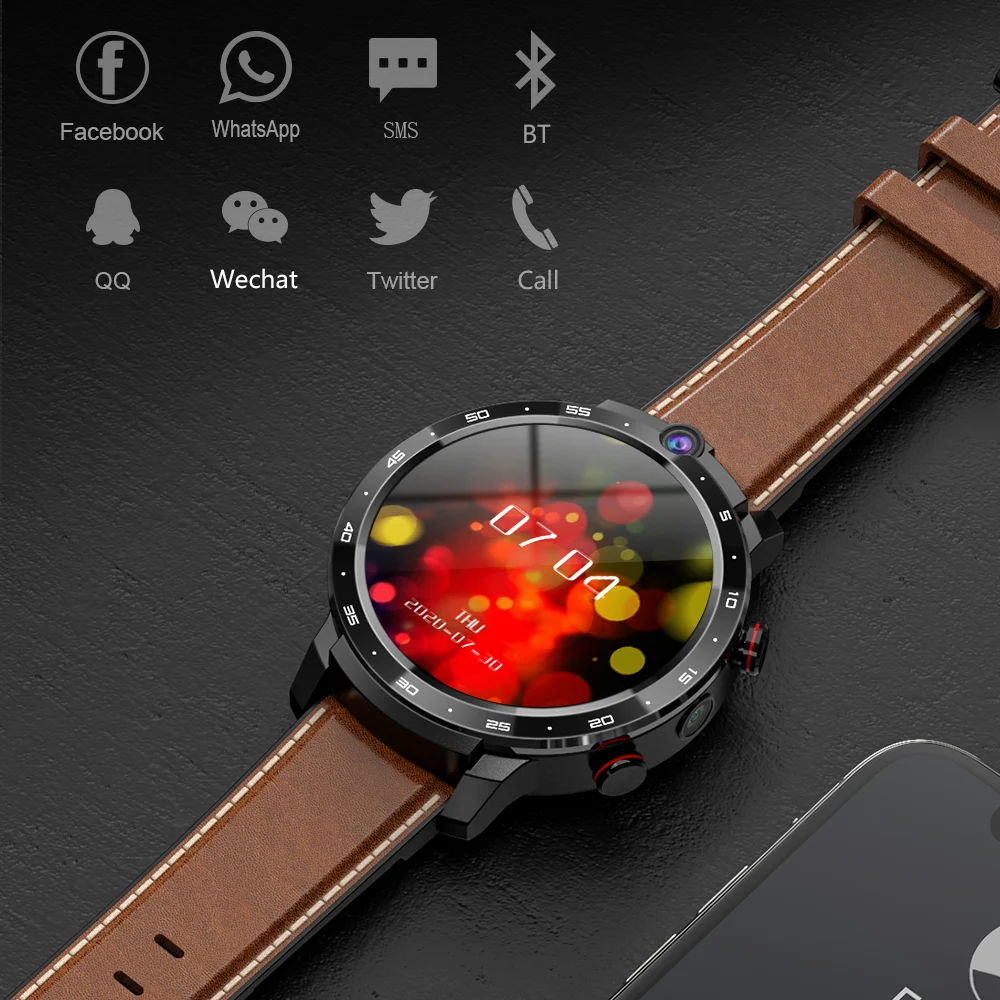 

LEM12 Pro Smart Watch Android 10 With 4G 64GB Wireless Projection 900mah Battery Power Bank 4G Smartwatch Men 2020 New