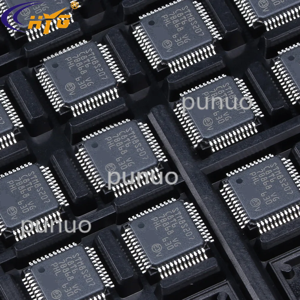 Оригинальная аутентичная Инкапсуляция STM8S207C8T6 LQFP48 8bit MCU 10bit ADC таймеры