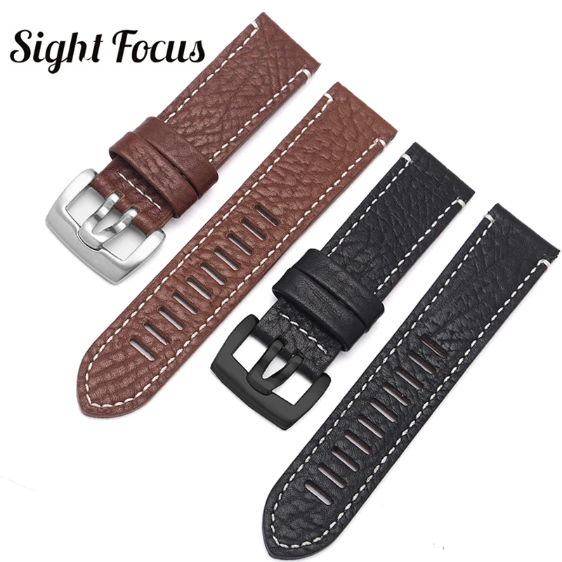 Ремешок из натуральной кожи для часов Luminox 8821 3051 23 мм ремешок Citizen AT8020 JY8078 Tissot Mido