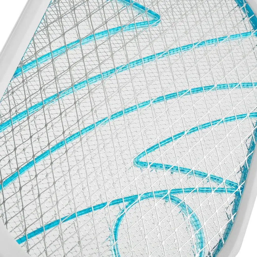 

Fly Mosquito Swatter Rechargeable LED Electric Insect Swatter Anti Safe Net Bug Racket Zapper Pest Killer 3-Layer Mosquito Q2Z2