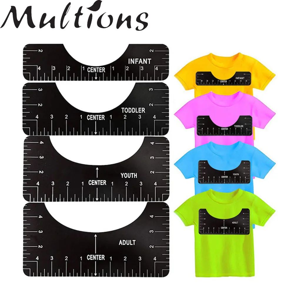 

4pcs Measure Ruler Sewing Tools For Adult Youth Clothing Pattern Drafting Tools Plastic Pattern Making Measuring Ruler Tailor