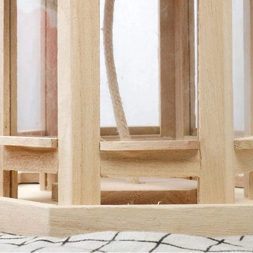 

Wooden Outdoor Bird Feeder With Top Nylon Lifting Rope Solid Pine Bird Feeder Wooden Feeder Balcony Supplies