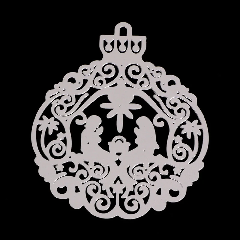 Рождественский орнамент металлические резные штампы DIY Скрапбукинг ремесла