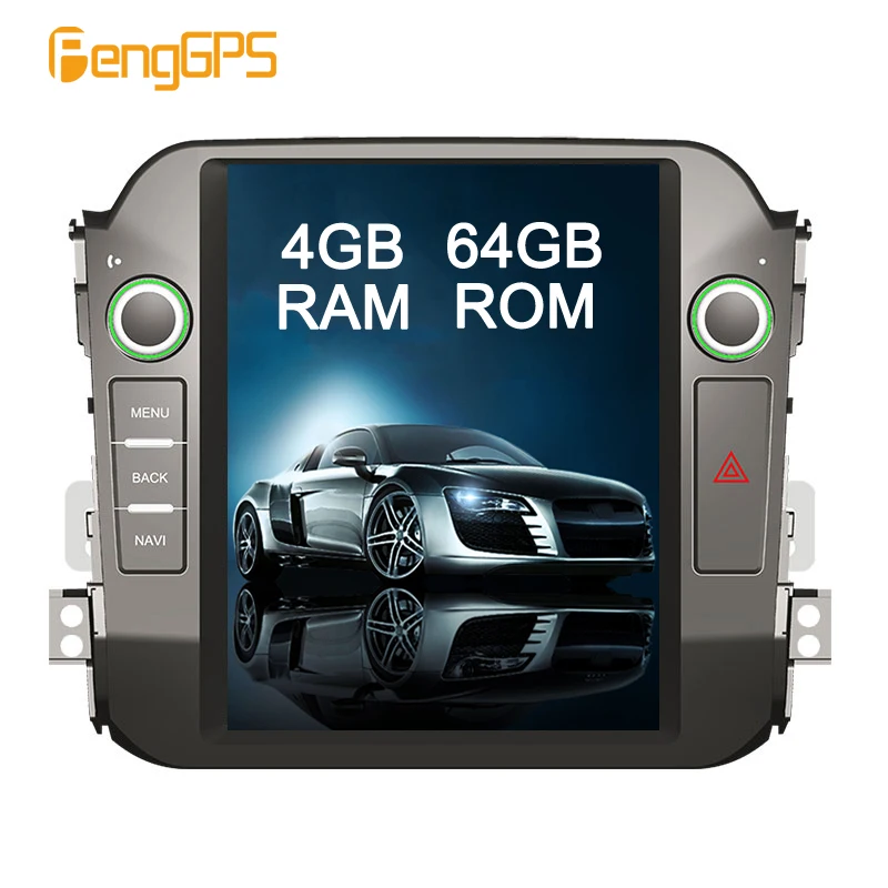 Автомобильный мультимедийный DVD плеер Android 9 0 GPS навигация для Kia Sportage R 2010 2015 PX6 6