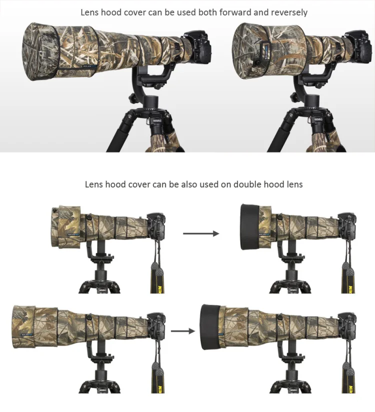 Водонепроницаемая Пылезащитная Крышка для телеобъектива камеры Roadfisher крышка Sigma