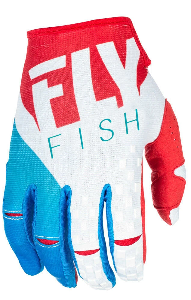 Горячая Распродажа Fly Fish Dirtpaw красные перчатки MX Enduro Racing MTB BMX велосипедные для