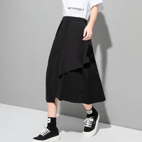 womens half skirt summer new classic dark hip hop street personality fashion trend casual loose large size skirt