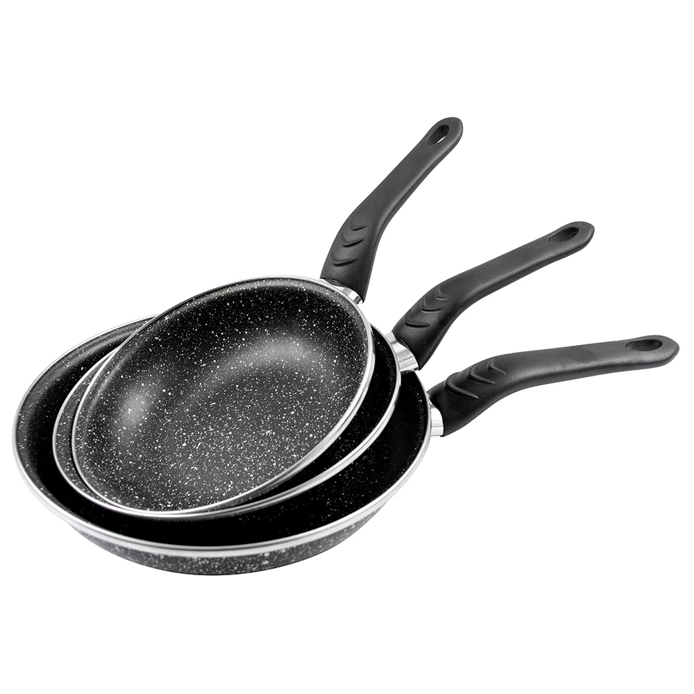 

Set Set of 3 vitrified steel pans with non-stick coating in (18/22/26) cm o (20/24/28) cm