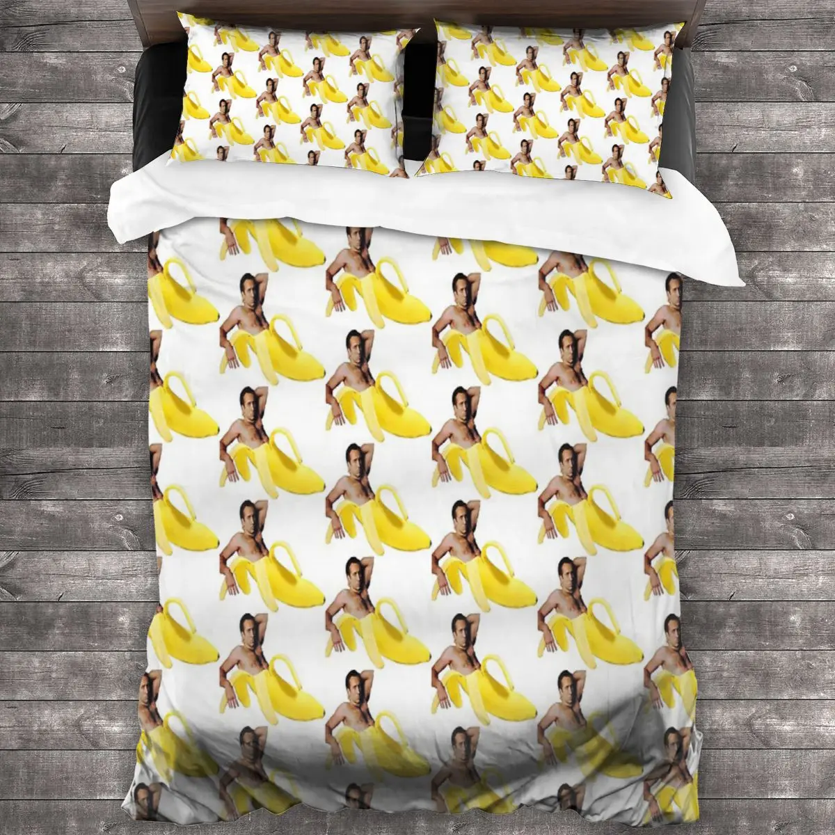 

Nicolas Cage In A Banana Linens Bedspread Bedding Set Duvet Cover Bedspreads Bedding Sets Bed Linen 2X Sp