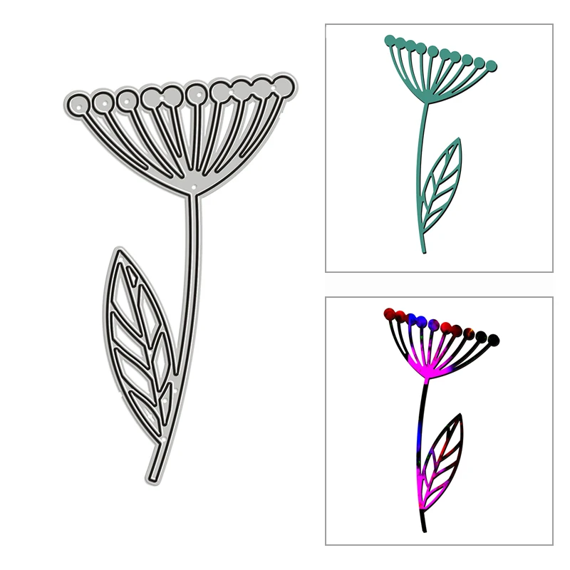 

New Beautiful Dandelion DIY Craft Mold 2021 Metal Cutting Dies for Scrapbooking and Card Making Decorative Embossing No Stamps