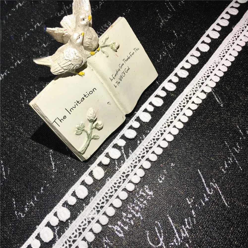 1 см открытое белое платье одежда хлопок отделка тканей мяч ленты швейная