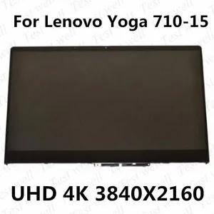 original 15 64k lcd touch screen digitizer assembly for lenovo yoga 710 15ikb yoga 710 15 4k display nv156qum n32 lq156d1jx06 e free global shipping