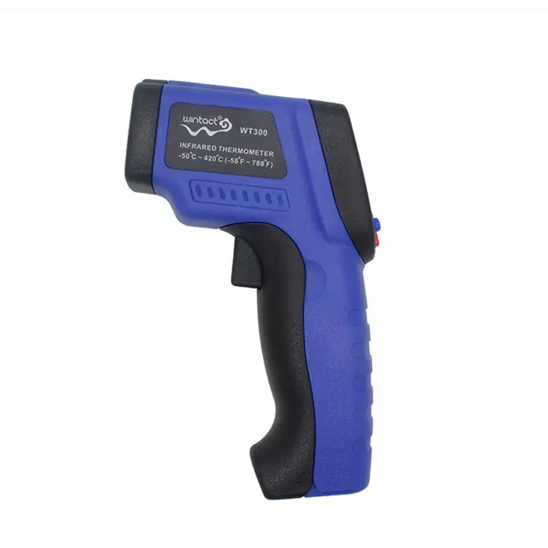 

Digital Pyrometer LCD Industrial Infrared Thermometer -50~420/550 Celsius Non-Contact IR Laser Point Gun C/F Temperature Meter