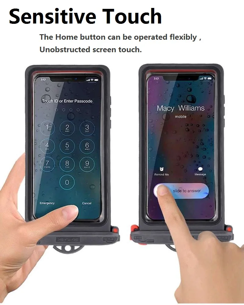 IPX8 поплавок водонепроницаемый чехол для iPhone 11 Pro Max 12 XS 7 8 Plus плавательный реальные