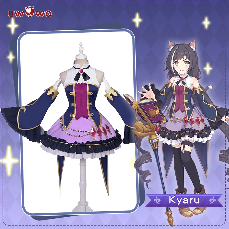 

【Только s】 uwowo игра принцесса подключение! Re:Dive Kyaru/Kiruya Momochi платье Косплей Костюм