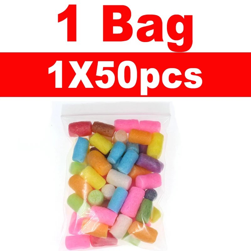 1 bag PVA Nugget JIGEECARP 50 шт./пакет pva-мешок для ловли карпа самородки воде растворять Pop Up пены против запутывания для рыбалки на карпа, литье аксессуары для установки - Цвет: 1 bag PVA Nugget