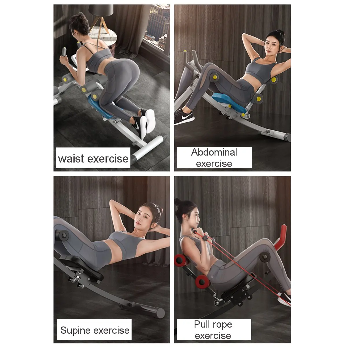 저렴한 접이식 벤치 윗몸 일으키기 복부 근육 트레이너 운동 벤치 다기능 4 레버 조절 가능 홈 체육관 피트니스 스툴 장비 구매 접이식 벤치 윗몸 일으키기 복부 근육 트레이너 운동 벤치 다기능 4 레버 조절 가능 홈 체육관 피트니스 스툴 장비