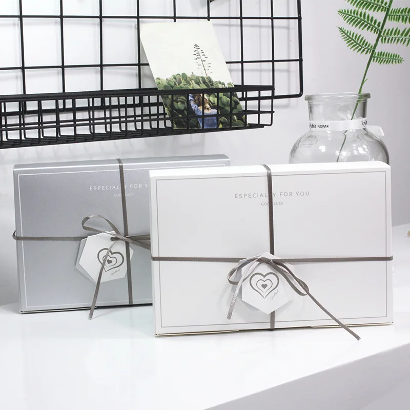 Простые высококачественные белые свадебные подарочные пакеты для конфет